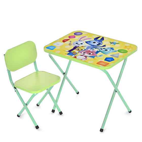 Детский столик складной со стульчиком M 5964-5 зеленый Винница