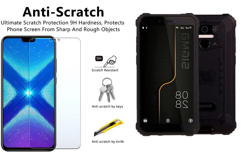 Захисне скло NeoGlass для Sigma mobile X-treme PQ38 – надпрозоре та стійке Київ - фото 1