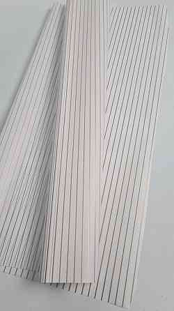 Калька для квітів рулон 8 м тонований матовий (77) (h660) No 2 золоті смужки Білий (1 шт.) Харків