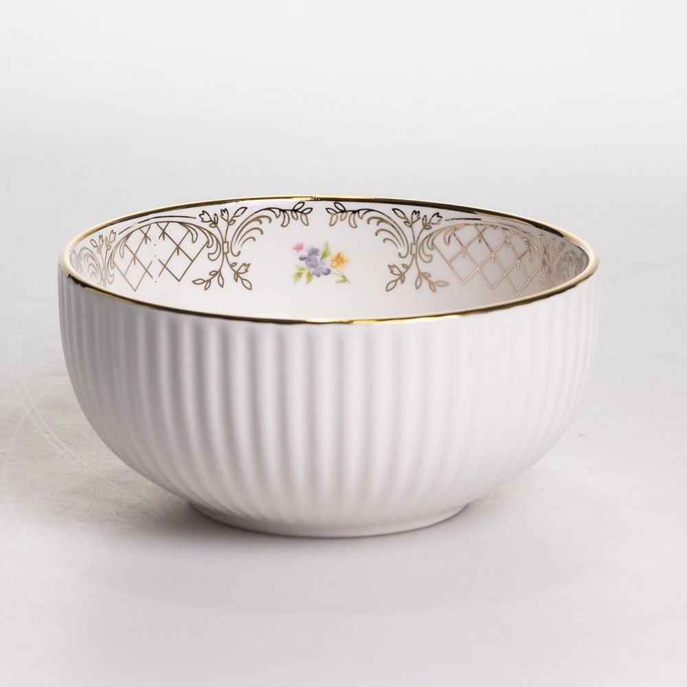 Столовий набір посуду тарілок і чашок 32 предмети на 6 персон «Золотий Кант» порцеляновий TH-32 SBR Київ - фото 3