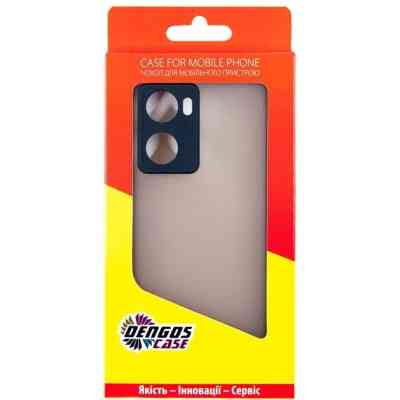 Чехол для мобильного телефона Dengos Kit for OPPO A57s case + glass (Black) (DG-KM-35) Винница