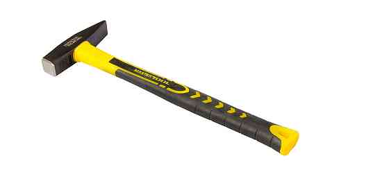 Молоток слесарный MASTERTOOL 300 г HRC60 фибергласовая ручка 305 мм 02-0803 Ровно