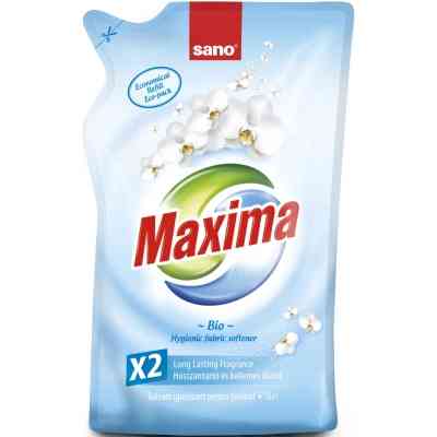 Кондиціонер для білизни Sano Maxima Bio змінна упаковка 1 л (7290010935512) Вінниця