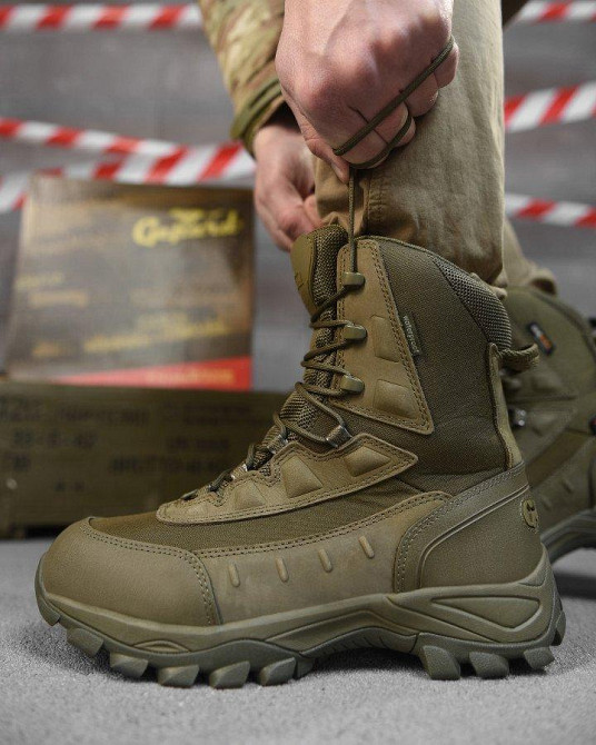 Зимові тактичні туфлі Gepard GP401 олива ВТ4753 Одеса - фото 8