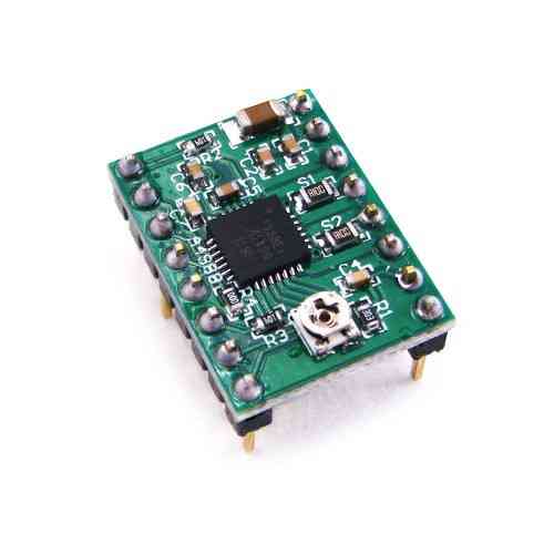 Драйвер шагового двигателя A4988 с радиатором, совместимый с RAMPS и Arduino для 3D-принтеров Киев