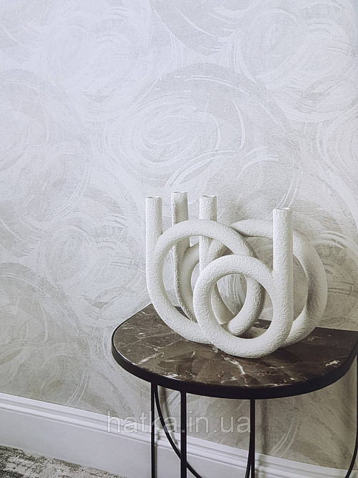 Шовілові на флізеліні Grandeco Illusion метрові блакитні хвилі Київ - фото 1