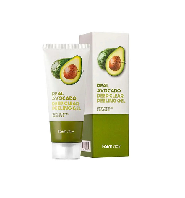 Пилинг-гель с экстрактом авокадо Real Avocado Deep Clear Peeling Gel FarmStay 100 мл Киев - изображение 1
