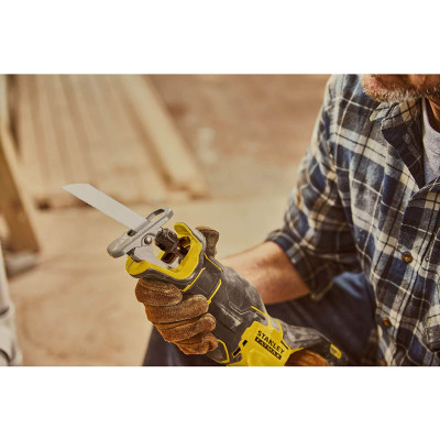 Шабельна пила Stanley FatMax безщіткова, 18ВLi-Ion, 3200 хід/хв, хід 28мм (без АКБ та ЗП) (SFMCS310B) Вінниця - фото 6