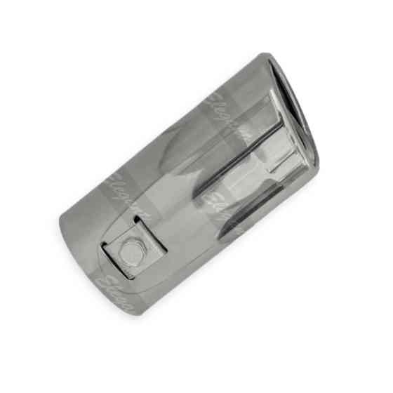 Насадка на глушник хром d 51мм, l 105мм, зовнішні 51мм (0093) Мукачево