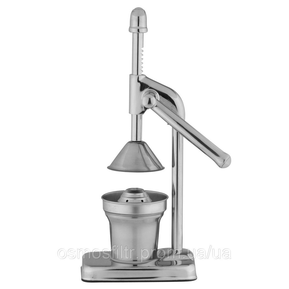 Ручний прес Axentia метал хром чашки сито з нерж для цитрусових 18.3х13х36 см 250 мл (116787) Київ - фото 1