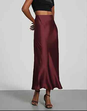 Жіноча спідниця шовкова Бордовий 46/48 Харків