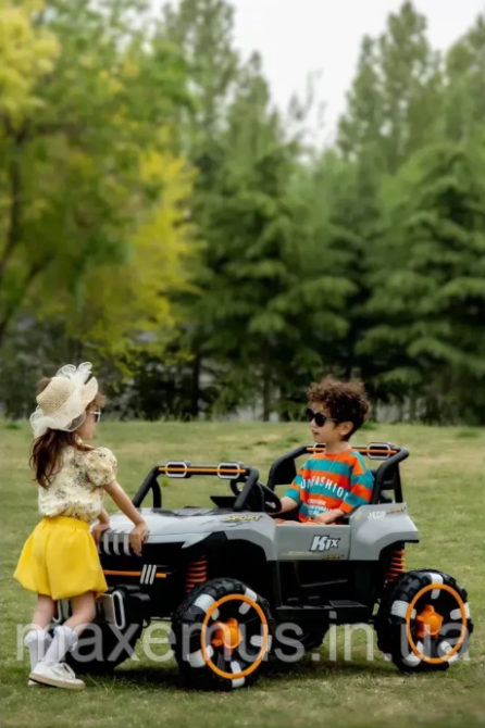 Электромобиль детский на аккумуляторе SP 8 6 8 8 Электрический автомобиль для детей на пульте управлении Серый Мостиска - изображение 12