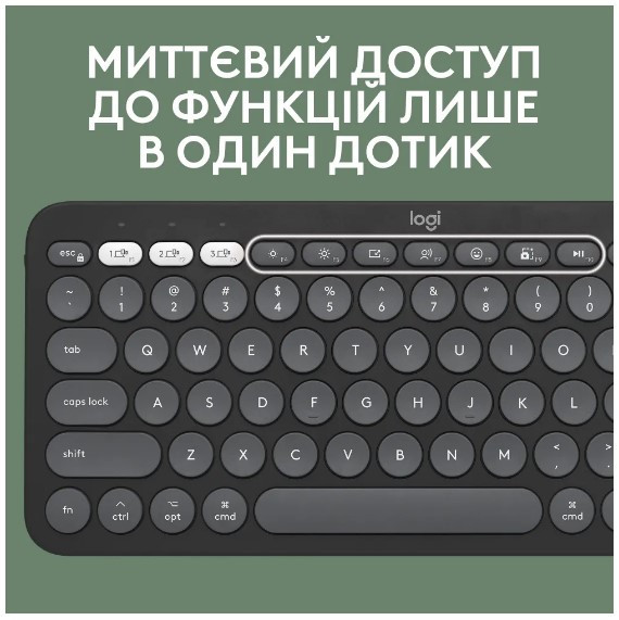 IT набір Logitech Pebble 2 Combo for Mac Tonal Graphite (6915635) Киев - изображение 3