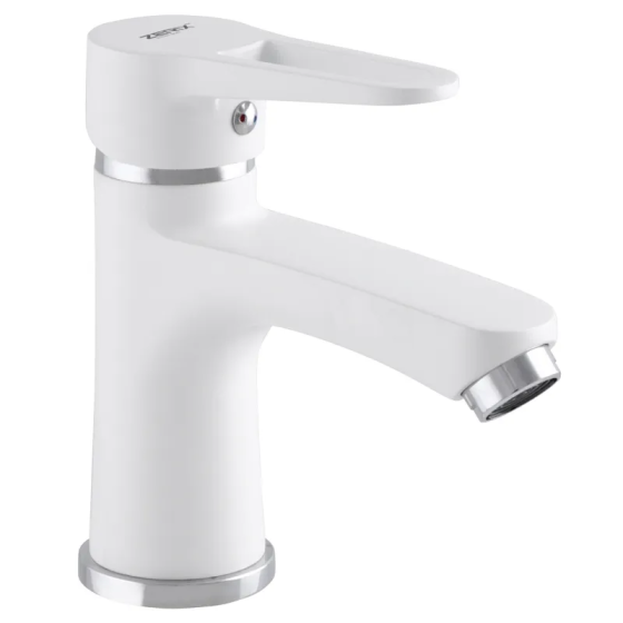 Змішувач для умивальника Zerix PUD1 046 білий з зручним керуванням Харків