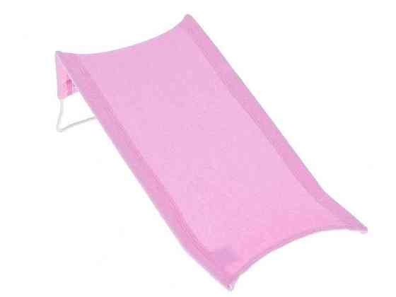 Горка для купания розовый махровая (DM-015-136, pink) ТМ TEGA Киев