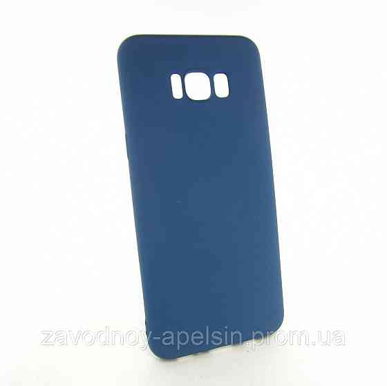 Samsung G955 S8+ Plus Чохол силіконовий (синій) Одеса