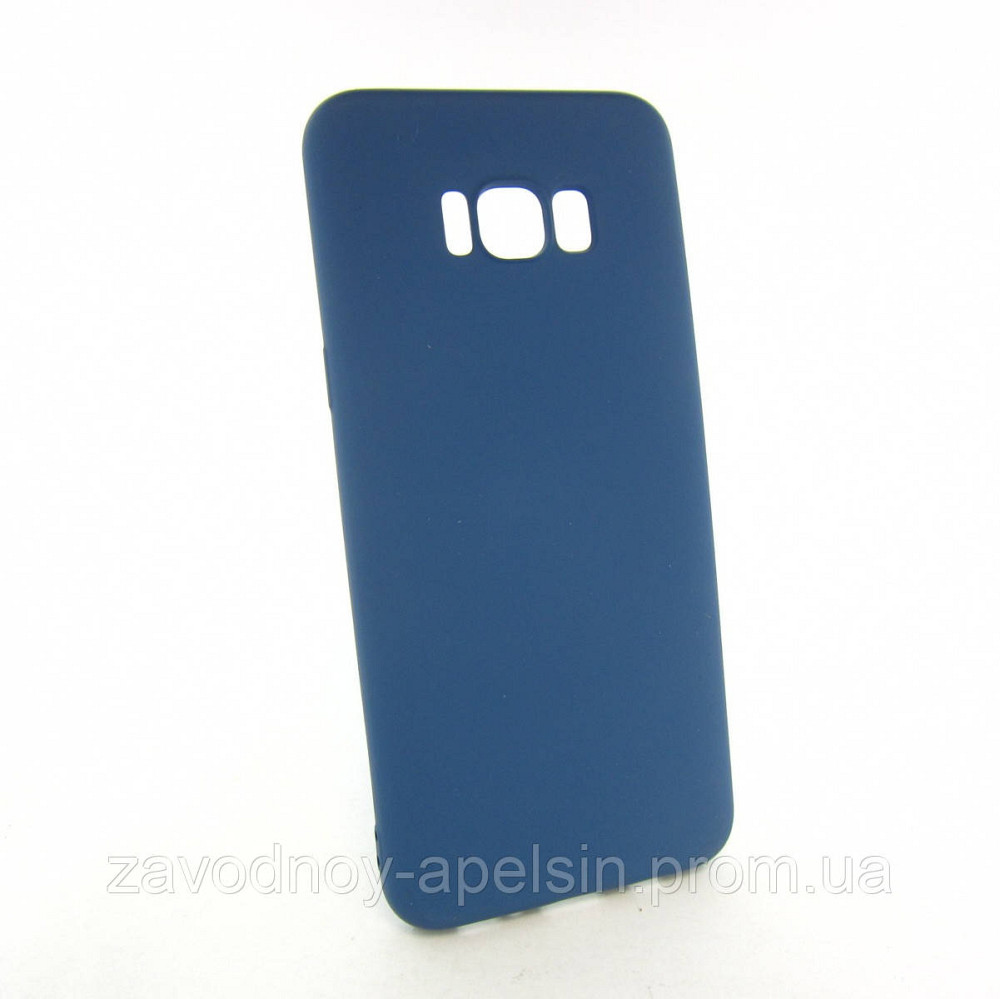 Samsung G955 S8+ Plus Чехол силиконовый (синий) Одесса - изображение 1