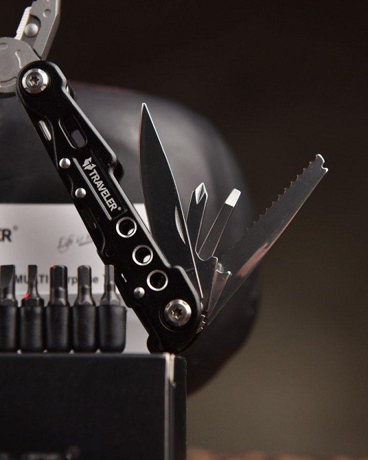 Мультитул чорний для походів туристичний тактичний Одеса - фото 3