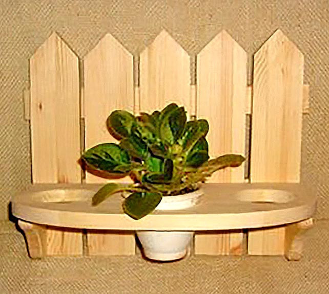 Полиця настінна для квітів "Сан-Луїс" ваніль Миколаїв - фото 1