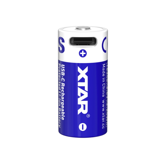 Акумулятор XTAR 16340 RCR123A 900mAh Li-ion 3.6 V (Type-C) Біло-синій Київ