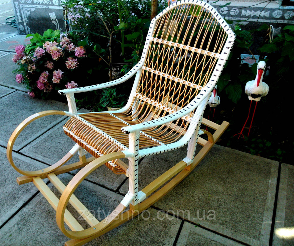 Качалка из ротанга лозы ручной работы Киев - изображение 3