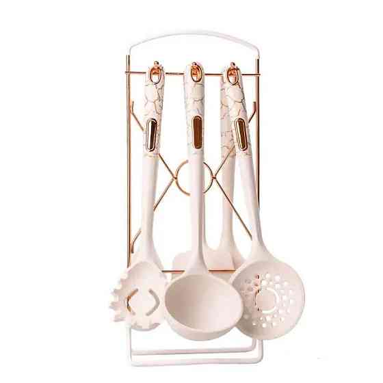 Набор кухонных принадлежностей на подставке, 6 шт. Киев