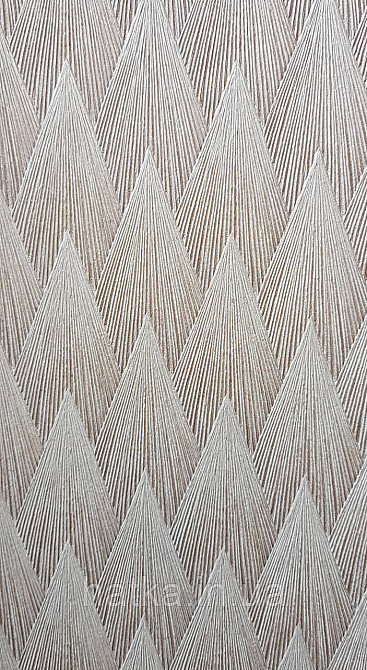 Обои виниловые на флизелине AdaWall Omega1.06х10 геометрия 3д фигуры структурные серебристые  23202-2 Киев - изображение 4