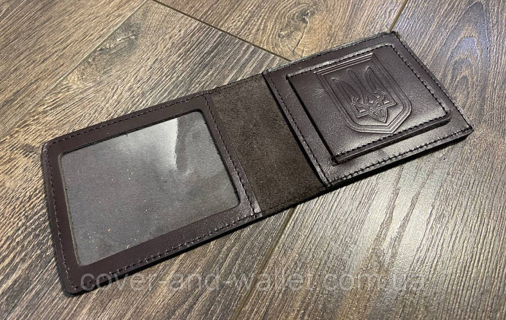 Шкіряна обкладинка на посвідчення 