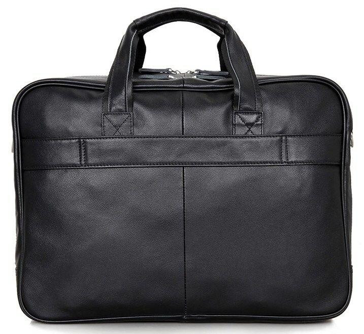 Сумка чоловіча Vintage 14398 для ноутбука 17 дюймів Чорна Київ - фото 5