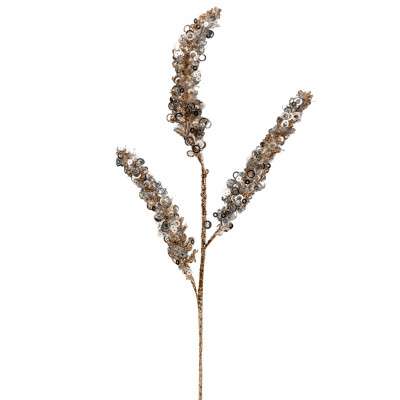 Декоративна гілка YES! Fun срібло. паєтка, 30 см (974753) Вінниця - фото 1