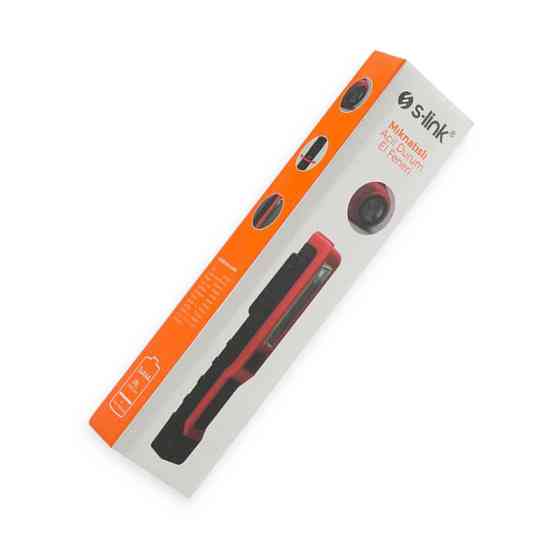 Фонарь 3w cob + 1w smd, 3хaaa, магнит S-Link инспекционный Мукачево