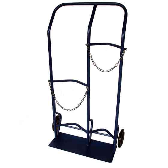 Тележка для двух газовых баллонов (пропан + кислород) — усиленная, на 2 колёсах, для сварки и перевозки Харьков