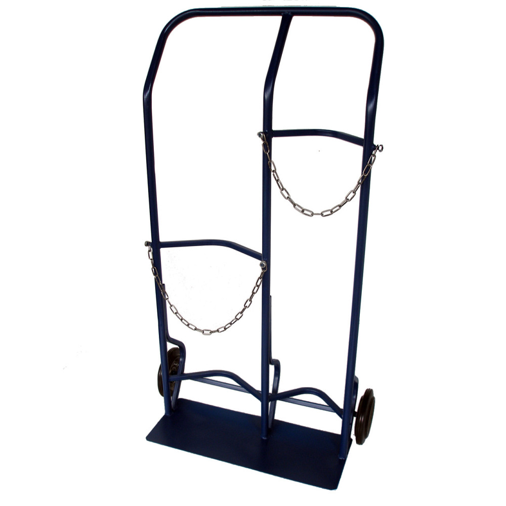 Тележка для двух газовых баллонов (пропан + кислород) — усиленная, на 2 колёсах, для сварки и перевозки Харьков - изображение 3