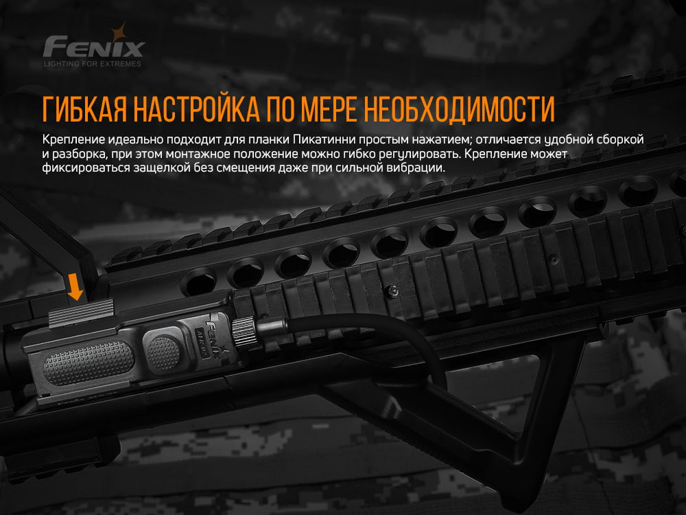 Кріплення на зброю для виносної кнопки Fenix ALG-05 Київ - фото 8