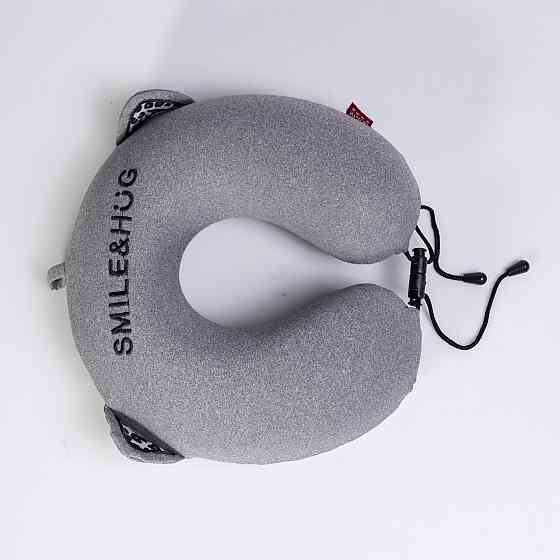 Подушка для шеи Smile&Hug U-образная темно-серый HP-56-14G Коломия