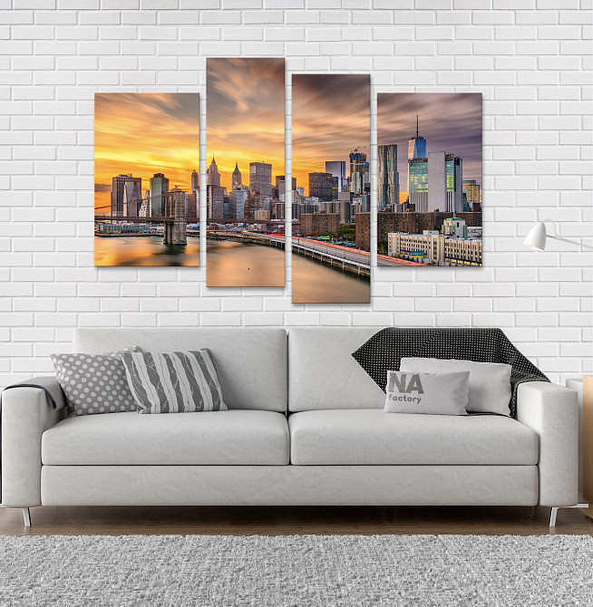 Модульна картина Місто Art-147_4 Київ - фото 2