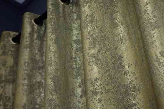 Комплект штор на люверсах VR-Textil Жаккард Sultan YL № № 1213ш Оливковый 150х250 см 2 шт (37-0062) Киев