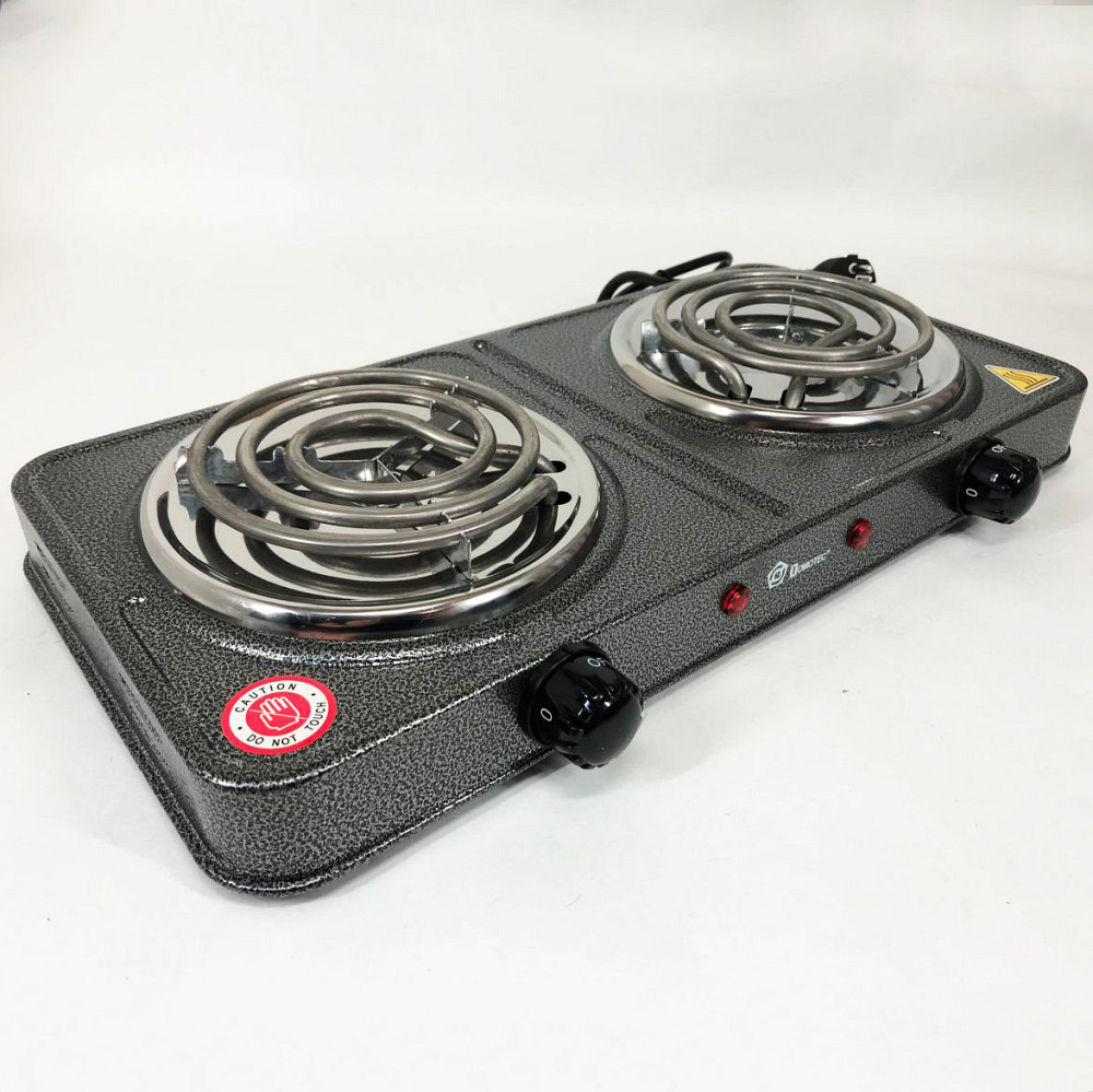 Качественная настольная электроплита Domotec MS-5802 1000 Вт, Дисковая плита для дома OW-18 Львов - изображение 10