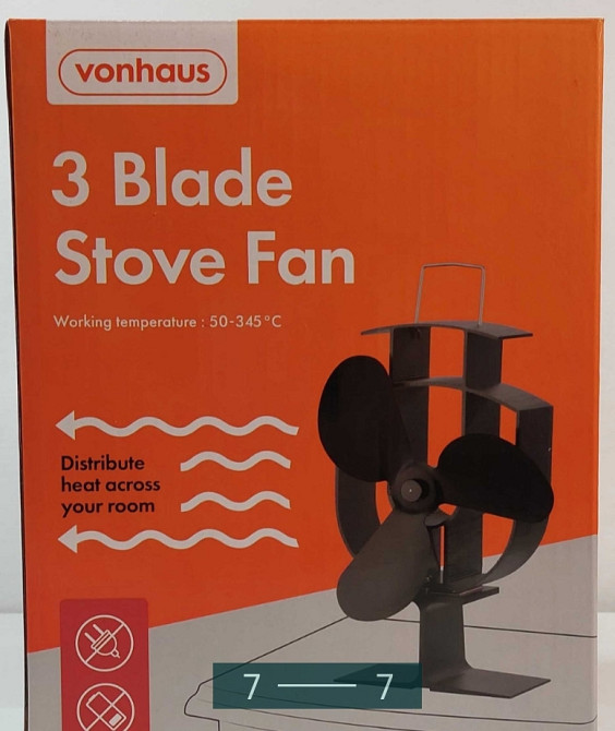 Тепловентилятор, Вентилятор-blade Stove Fan vanhaus Київ - фото 7