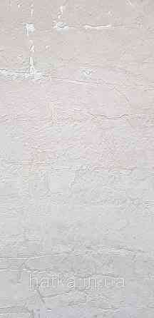 Обои виниловые на флизелине A.S.Creation UNITA 1.06x10 под камень структурные белые серебристые 79204-4 Киев