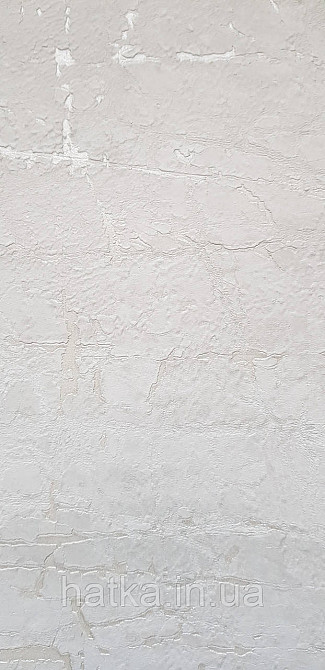 Шпалери вінілові на флізеліні A.S.Creation UNITA 1.06x10 під камінь структурні білі сріблясті 79204-4 Київ - фото 2