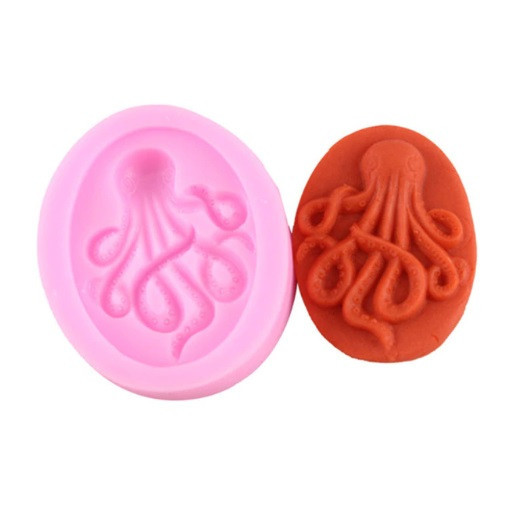 Молд морський Восьминіг 46 на 38 мм рожевий Київ - фото 4