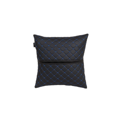 Подушка EVAtech ECO 40x40 см чорна з синьою ниткою (SPBCSBL) Вінниця - фото 2