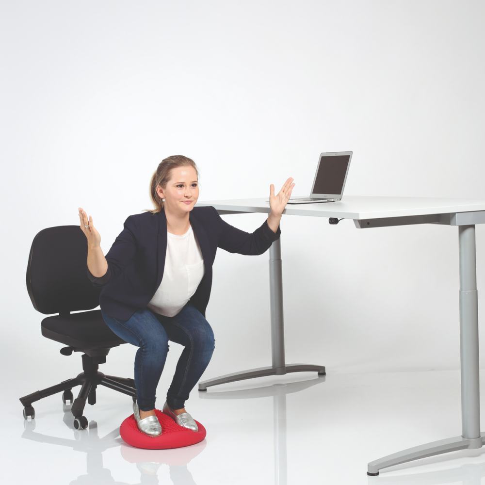 Балансировочная подушка Togu Dynair® Ballkissen® Senso® - 33 см (красная) Днепр - изображение 10