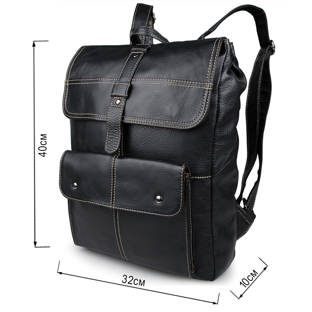 Рюкзак Vintage 14377 Чорний Київ - фото 3