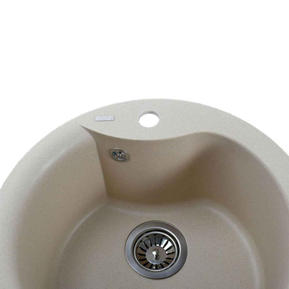 Гранітна мийка Globus Lux ORTA слонова кiстка 485 (000021055) Київ - фото 3