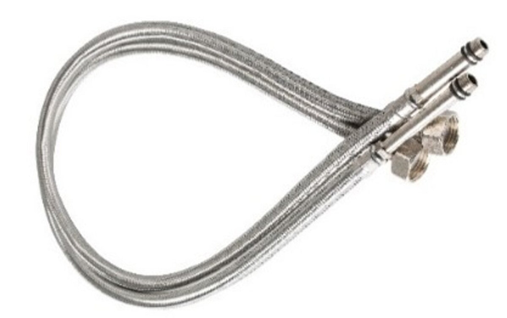 VALESO Шланг для змішувача Valeso 80 см, довгий штуцер, комплект 2 шт Киев - изображение 1