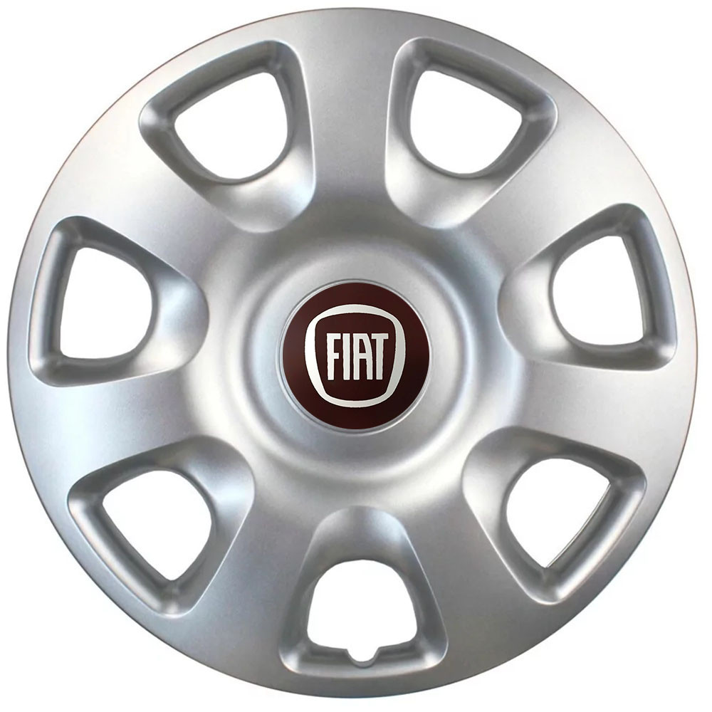 Автомобильные модельные колпаки R15 Fiat 336 4шт, SJS, серебряные Киев - изображение 1