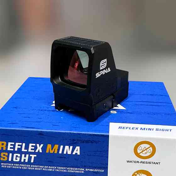 Прицел коллиматорный Spina Optics Scorner Pro 1x22x25 Tactical 3 MOA Solar Red Dot, IPX7 Solmir Киев