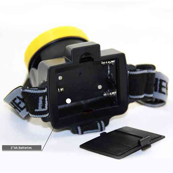 Налобний універсальний ліхтар 20 годин безперервної роботи WATTON WT-027 5W із дальністю 50 м на батарейках ААА 3шт. Кам'янець-Подільський